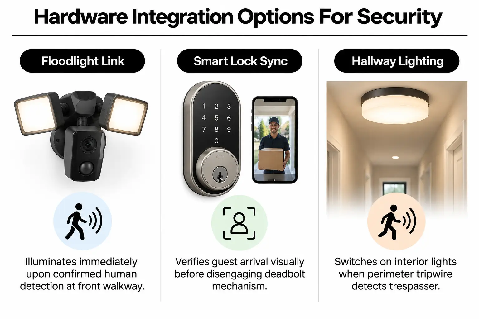 Comparison of different smart home hardware pairings with AI camera triggers.