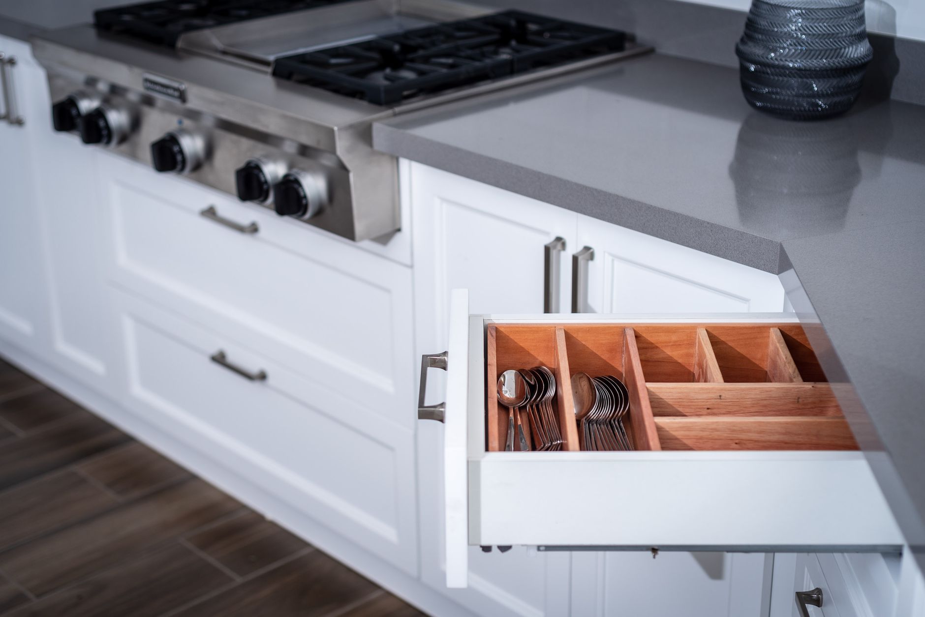 Voorhees Kitchen Remodel: Maximize Space in Awkward Layouts? — Mobile cabinet design studio context photo in Voorhees, New Jersey